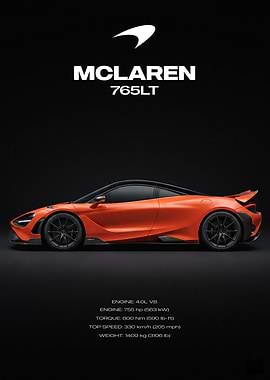 McLaren 765LT Sports Car