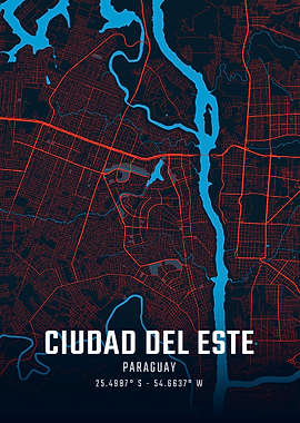 Ciudad del Este City Map