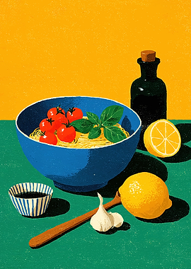 Pasta with Tomatoes and Lemon