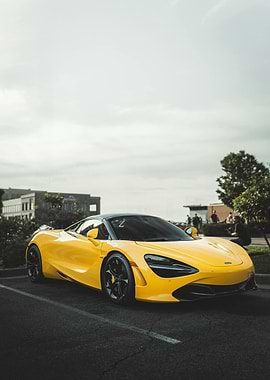 Yellow McLaren Sports Car