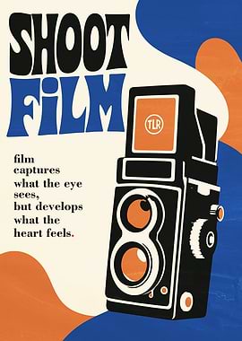 Shoot Film Camera Poster