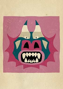 Dancing Diablitos - Monster Faces Illustrations
