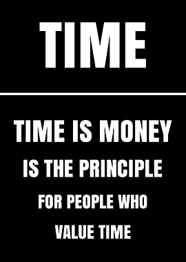 Time is Money Quote