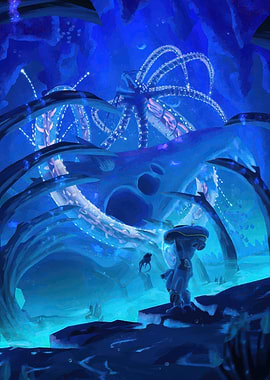 Alien Underwater Cave