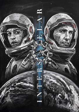 Interstellar Movie Poster Art