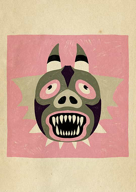Dancing Diablitos - Monster Faces Illustrations