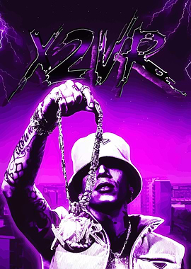 Rapper with Gold Chain and Bucket Hat