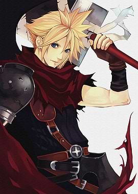 Cloud Strife with Buster Sword