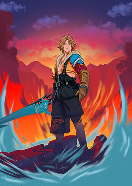 Tidus with Buster Sword