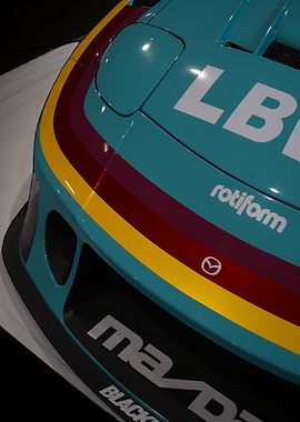 Mazda rx7 Libertywalk with retro livery