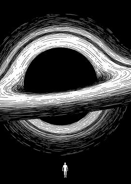 Black Hole and Tiny Human