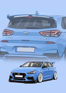 Modified Hyundai i30 N Hatchback