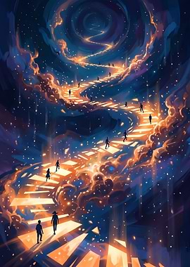 Celestial Ascent Into the Unknown