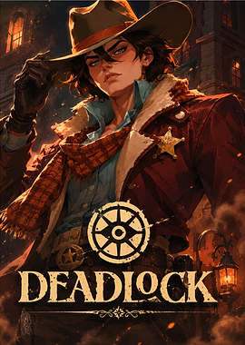 Deadlock Cowboy Sheriff Poster