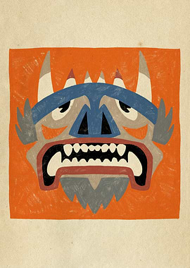 Dancing Diablitos - Monster Faces Illustrations