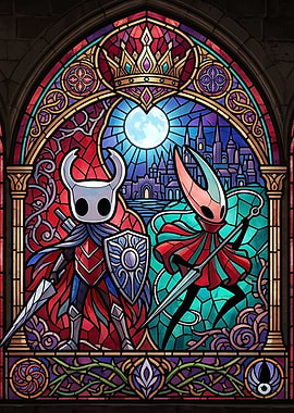 Hollow Knight Stained Glass