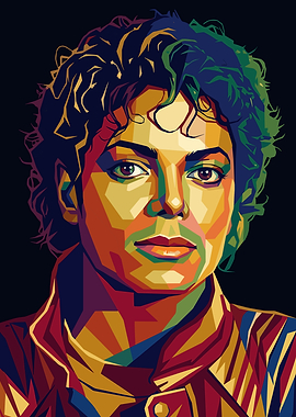 Michael Jackson Pop Art Portrait