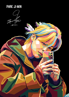 Park Ji-Min Pop Art Portrait