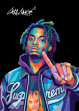 Playboi Carti WPAP Portrait