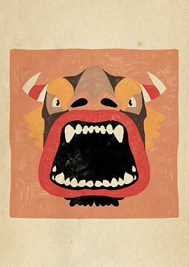 Dancing Diablitos - Monster Faces Illustrations