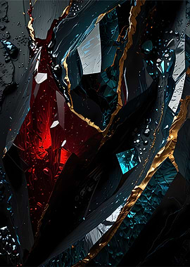 Abstract Crystal Formation