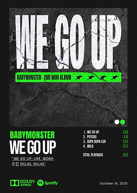 BABYMONSTER WE GO UP Album Art