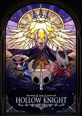 Hollow Knight Stained Glass Art