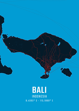 Bali City Map