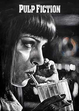 Pulp Fiction Mia Wallace Poster