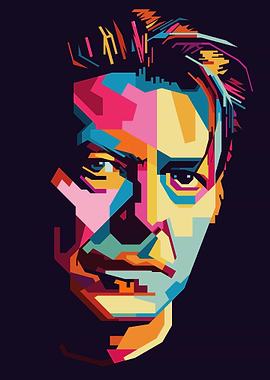 Colorful Pop Art Portrait