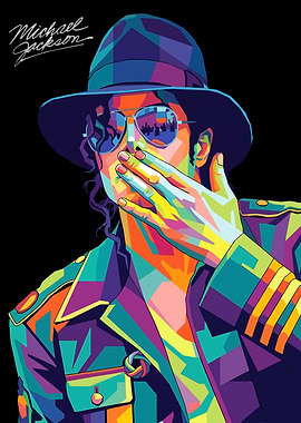 Michael Jackson Pop Art Portrait
