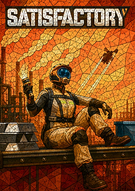 Satisfactory Game Poster