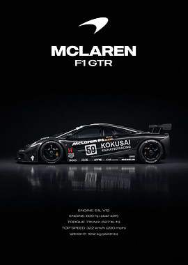 McLaren F1 GTR Race Car