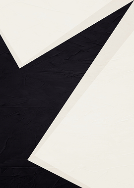 Abstract Black and White Geometric Design