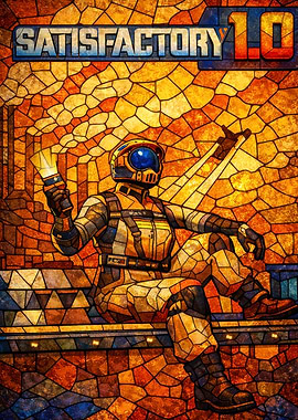 Satisfactory 1.0 Stained Glass Art