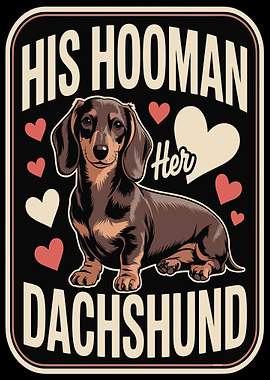 His Hooman Her Dachshund