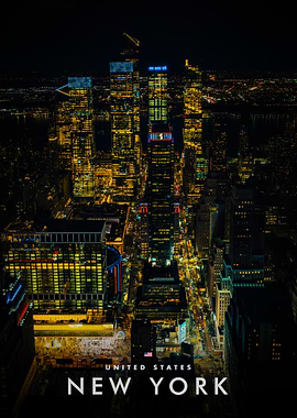 New York City Skyline at Night