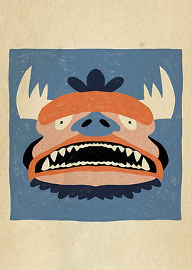 Dancing Diablitos - Monster Faces Illustrations