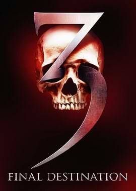 Final Destination 3 Skull Poster