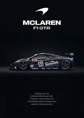 McLaren F1 GTR Race Car