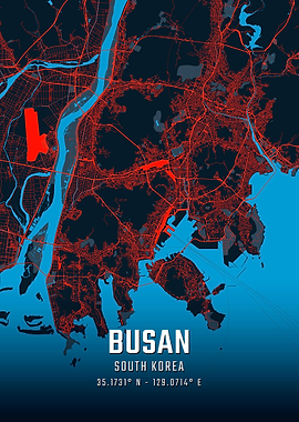 Busan City Map
