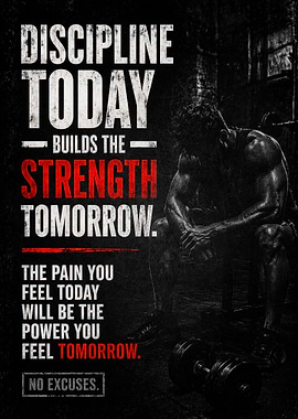 Gym Motivation Poster