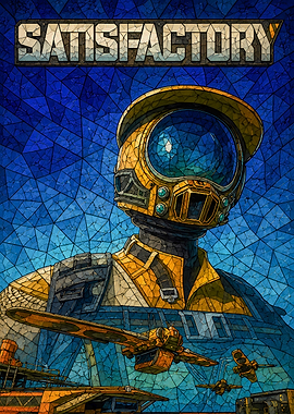 Satisfactory Game Poster