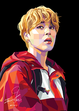 Jimin Pop Art Portrait