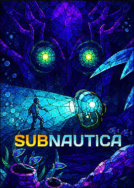 Subnautica Stained Glass Art