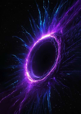 Cosmic Black Hole Nebula