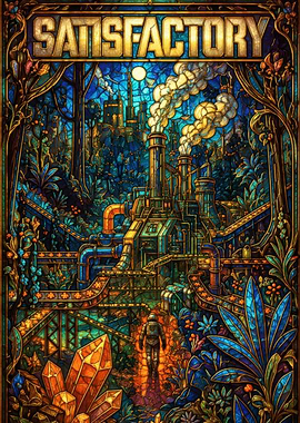Satisfactory Game Art