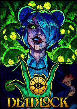 Stained Glass Deadlock Character Art