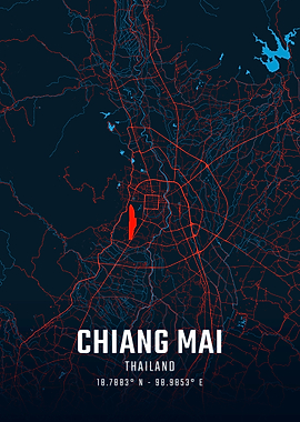 Chiang Mai City Map