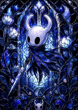 Hollow Knight Stained Glass Art